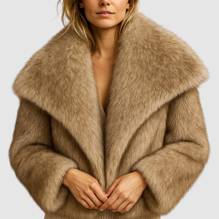 Valentina | Predimenzionirani kaput od umjetnog krzna