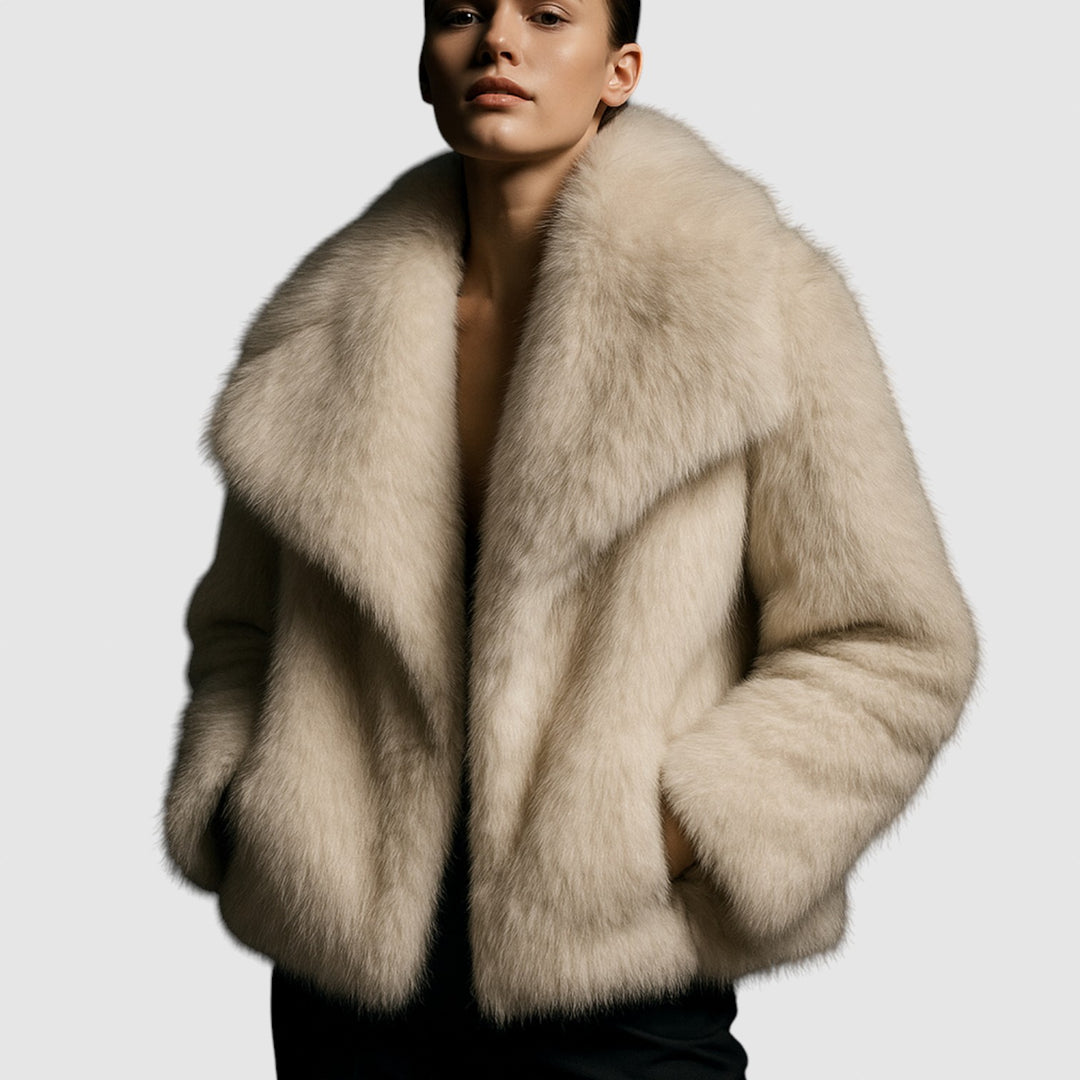 Valentina | Predimenzionirani kaput od umjetnog krzna