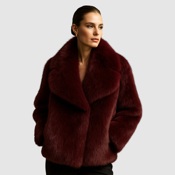 Valentina | Predimenzionirani kaput od umjetnog krzna