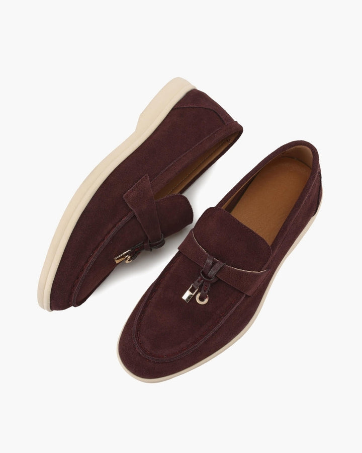 Suede Ženske Loafers