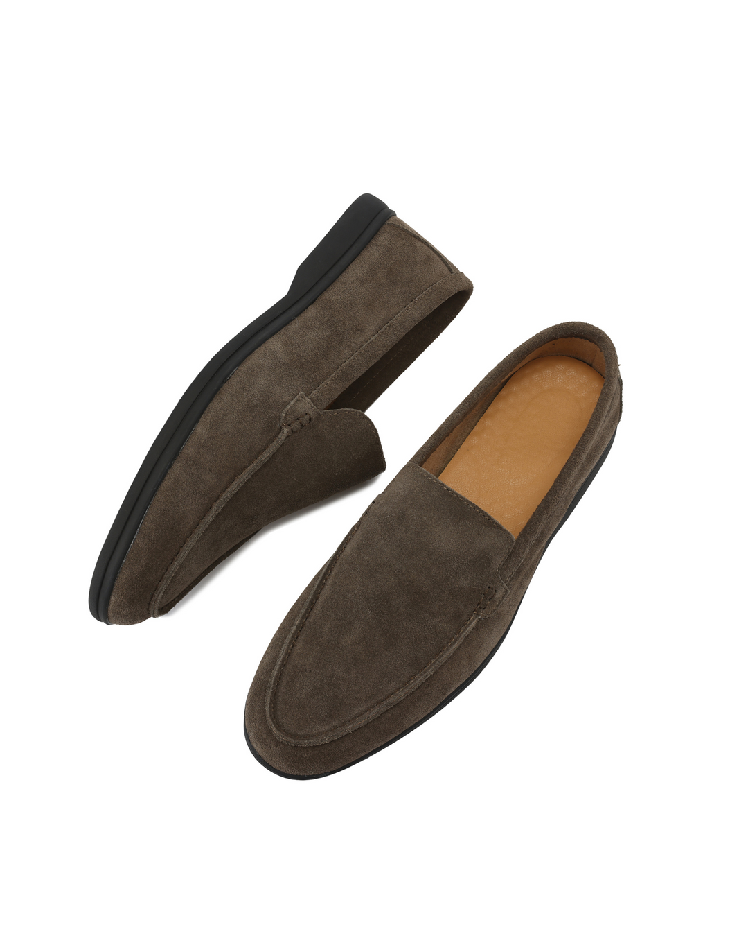 Premium Suede Loafers - Crne Potplate