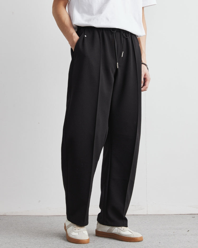 Igor | Hlače visokog struka od mekog dodira s pojasom i vezicama