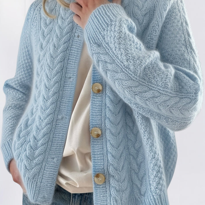 Lorena |  Pleteni kardigan s gumbima