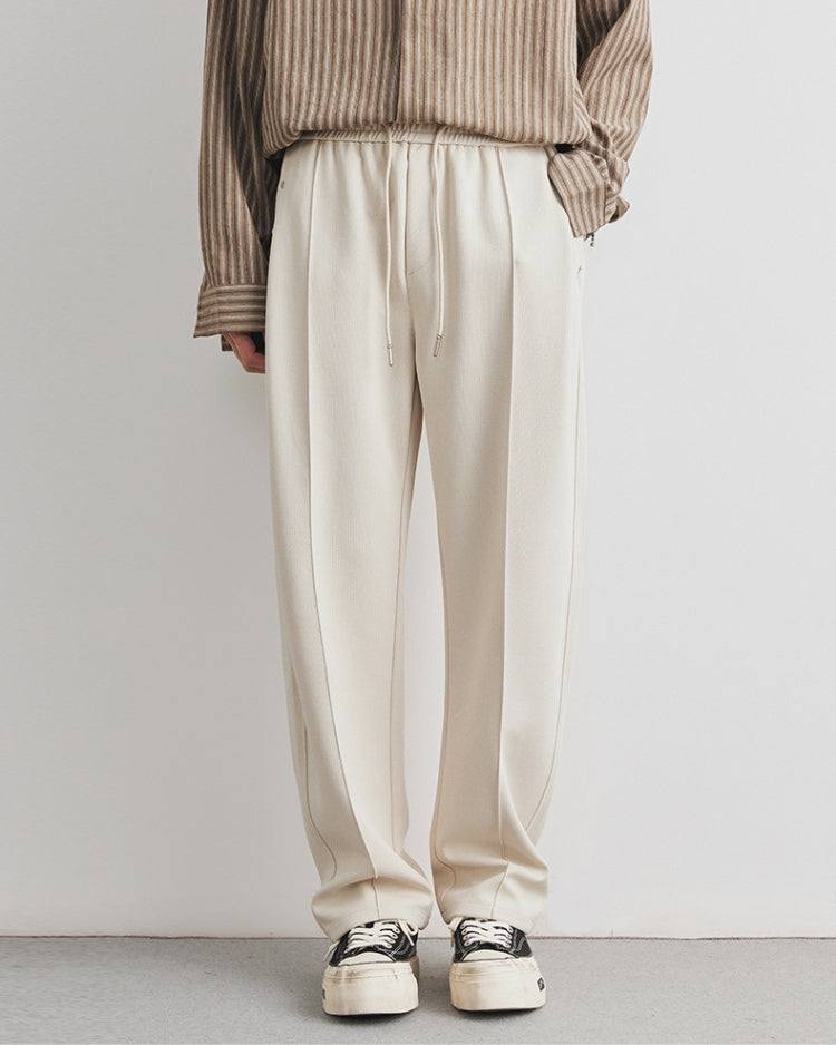 Igor | Hlače visokog struka od mekog dodira s pojasom i vezicama