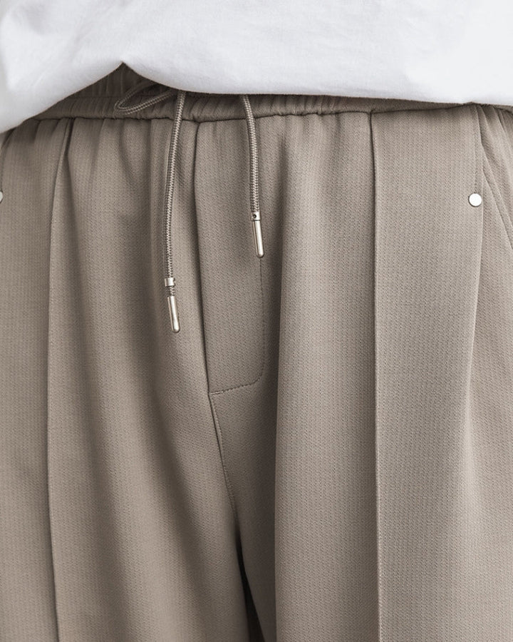 Igor | Hlače visokog struka od mekog dodira s pojasom i vezicama