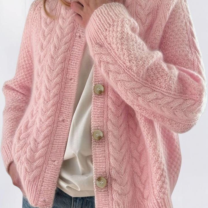 Lorena |  Pleteni kardigan s gumbima