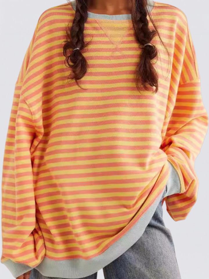 Udobna majica s prugama Jelena