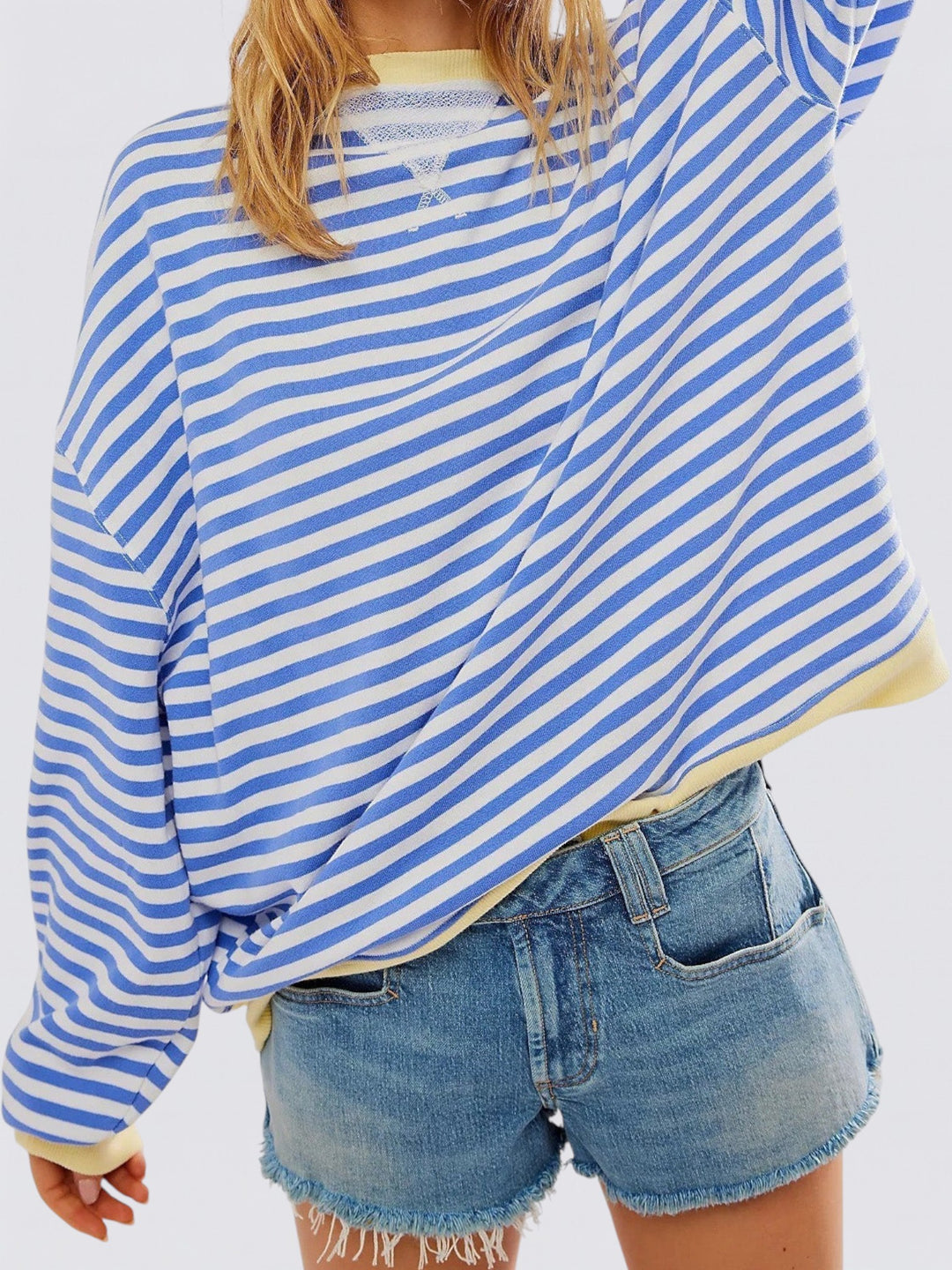 Udobna majica s prugama Jelena