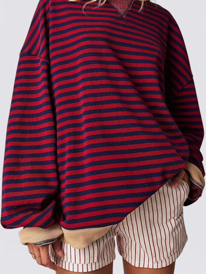 Udobna majica s prugama Jelena