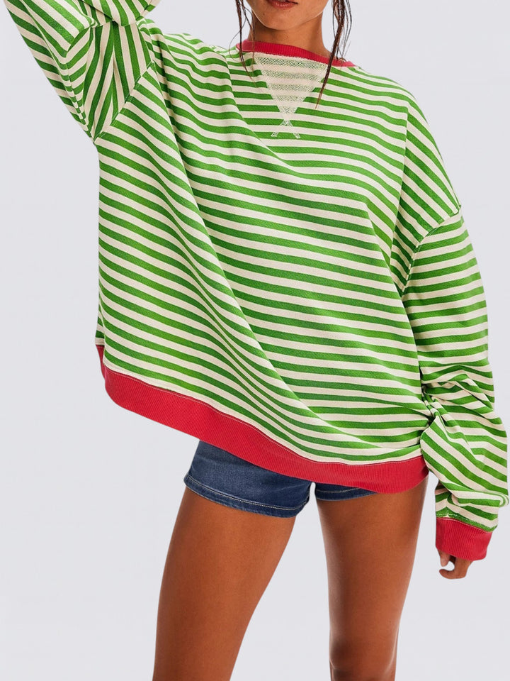 Udobna majica s prugama Jelena