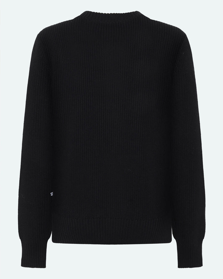 Vlatko | Jednostavna pletena majica | Crna