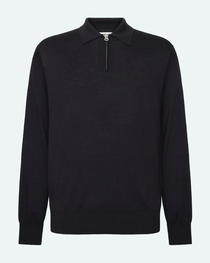 Damjan | Roger poluvisoki džemper | Crna