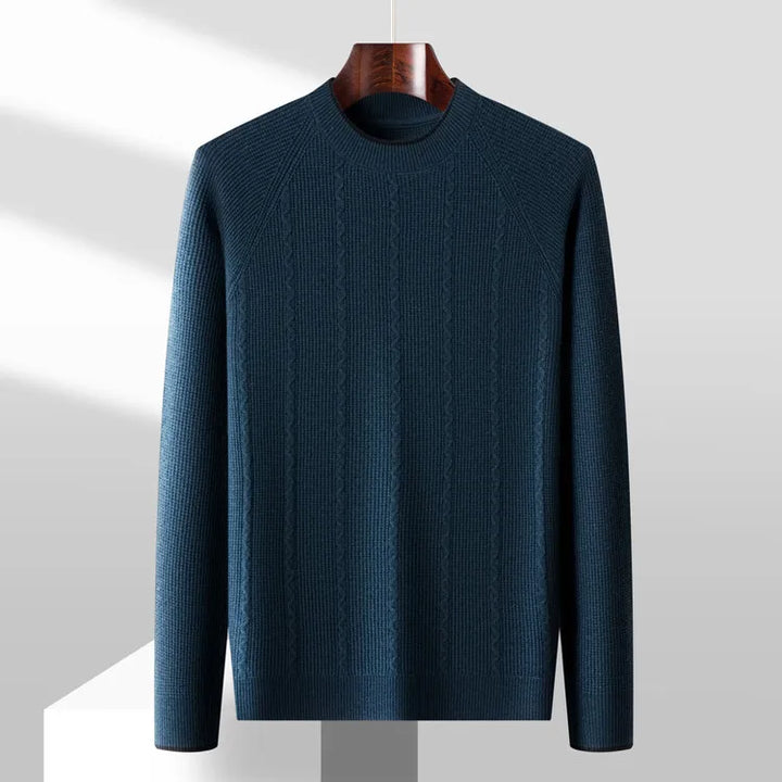 Marco Wool Sweater – Warm Textured Knit Pullover