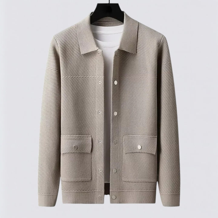 Noah | Kardigan Jakna s Pletenim Reverom