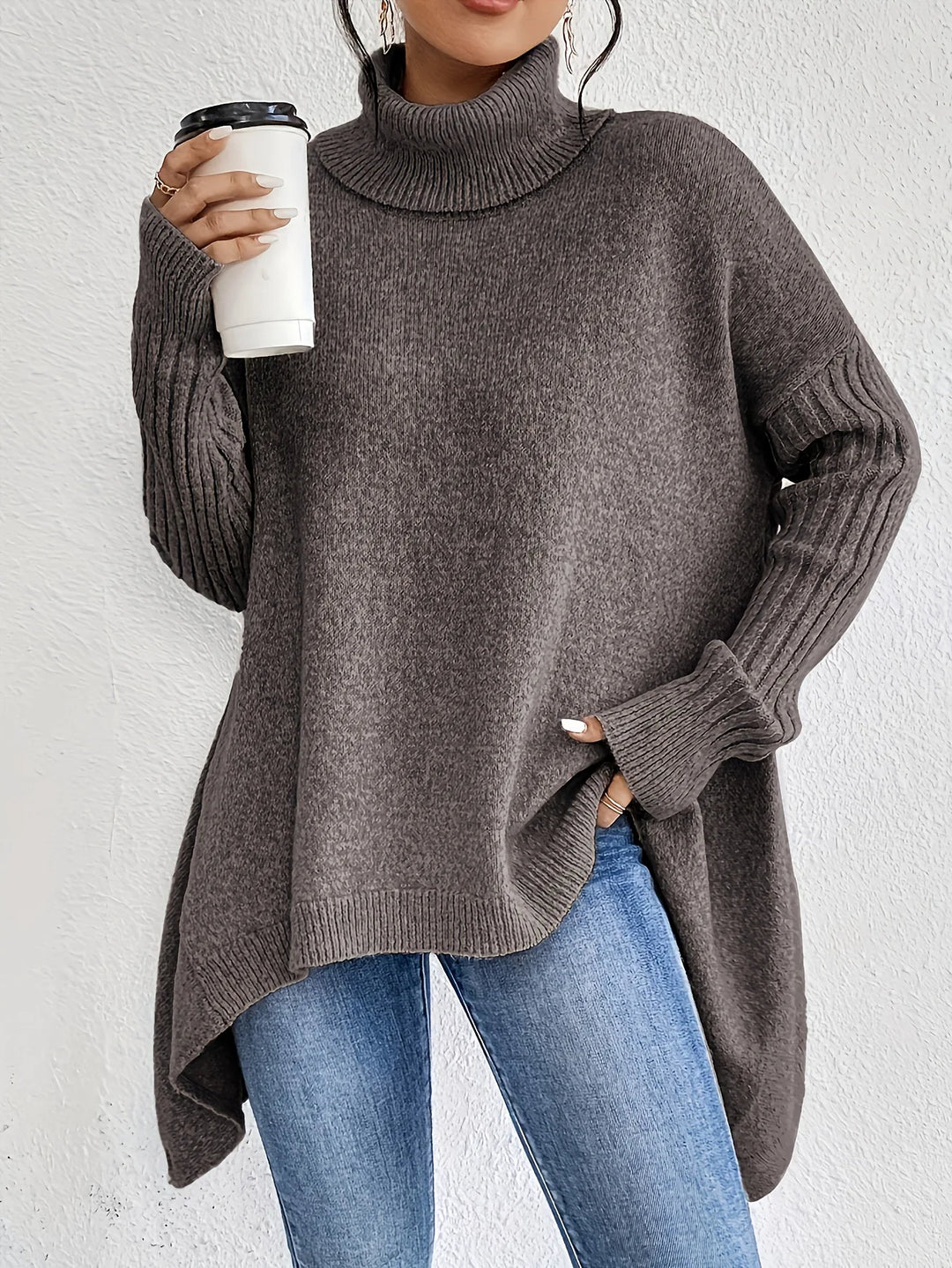 Alessia Relaxed Turtleneck Knit