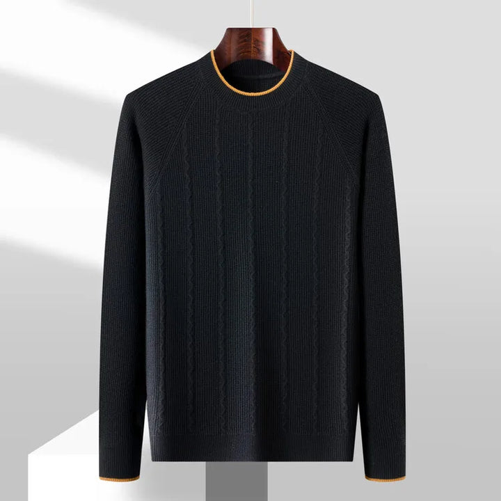Marco Wool Sweater – Warm Textured Knit Pullover