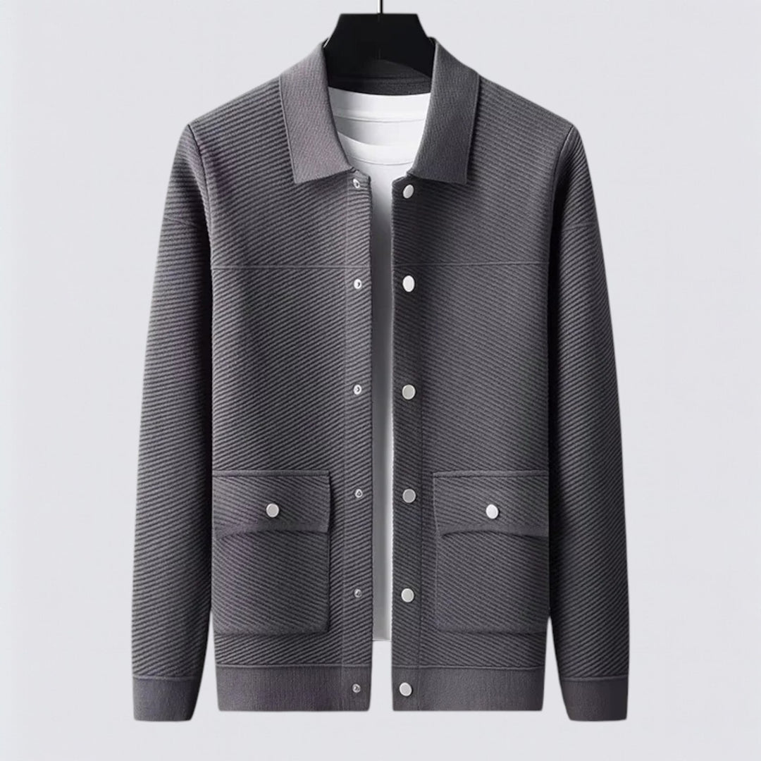 Noah | Kardigan Jakna s Pletenim Reverom