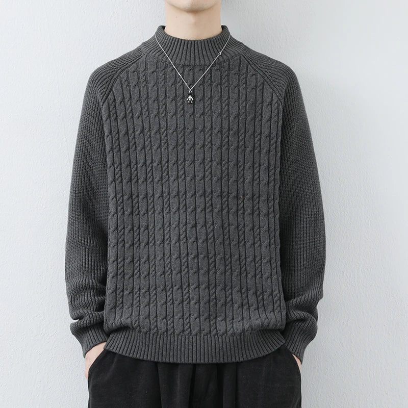 Matteo Premium Wool Textured Pullover