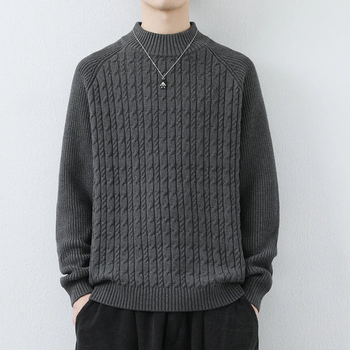Matteo Premium Wool Textured Pullover