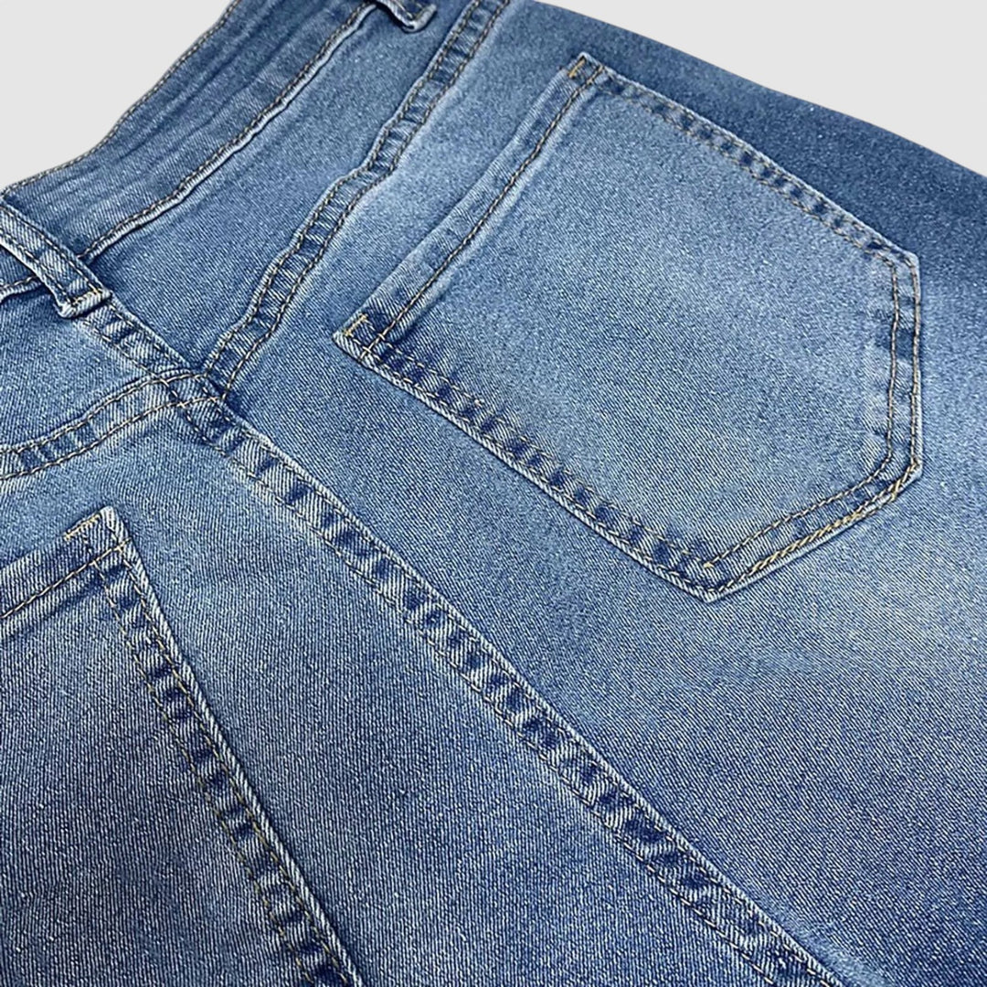 Sophie Wide-Leg Cuffed Jeans - Women's High-Waisted with Oversized Cuffs