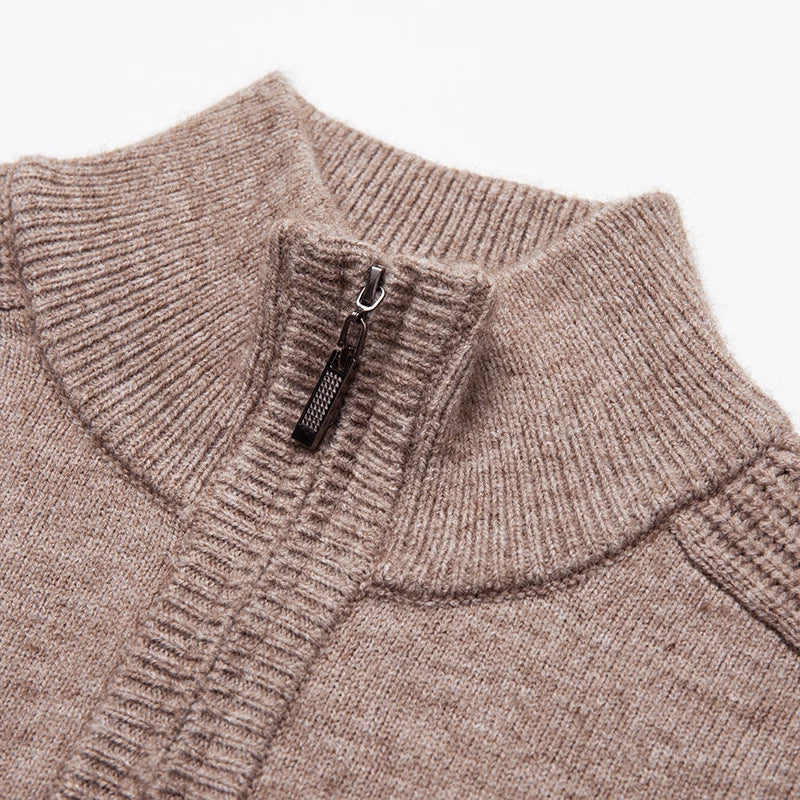 Alessandro Cashmere Half-Zip Sweater
