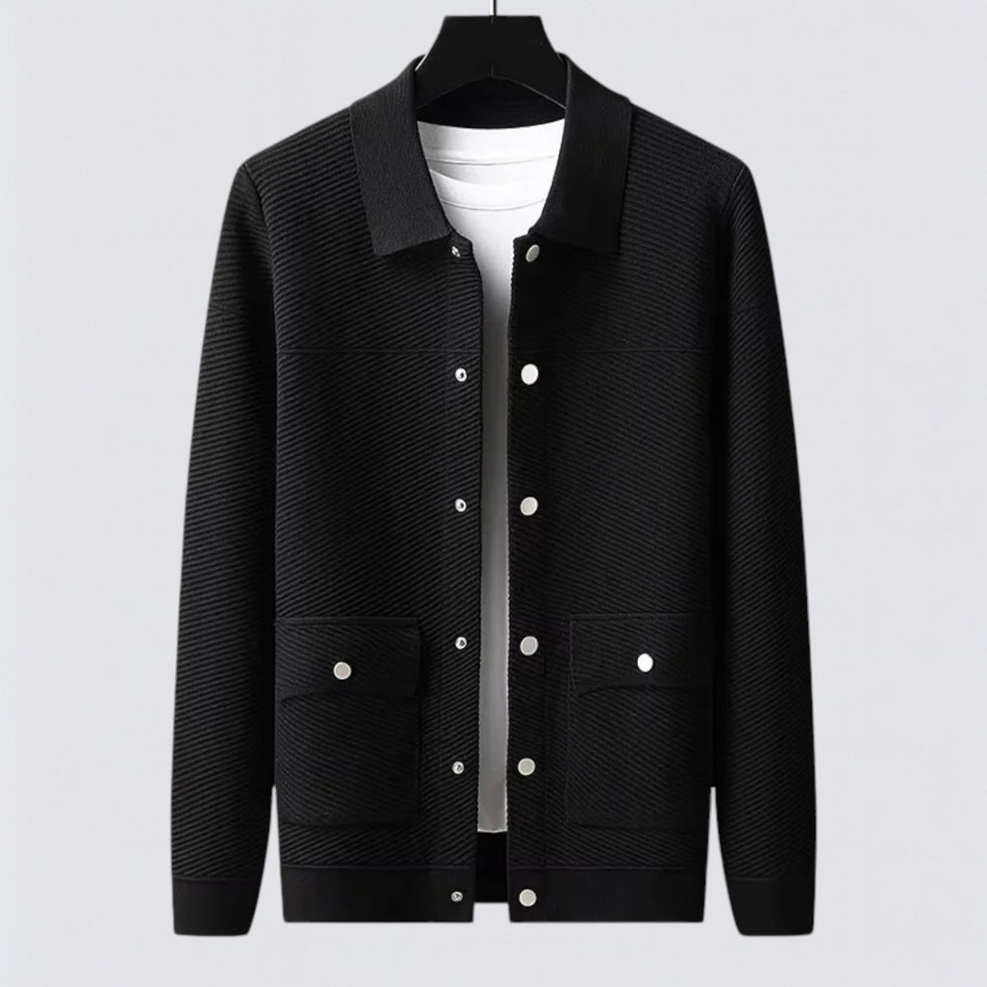 Noah | Kardigan Jakna s Pletenim Reverom