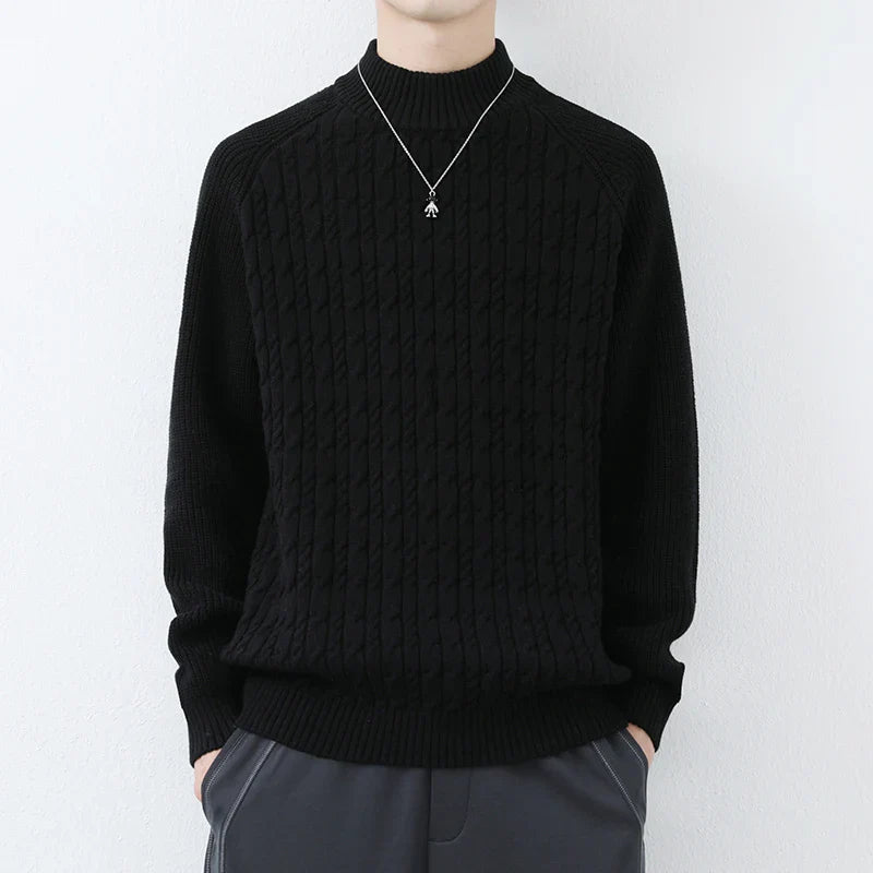 Matteo Premium Wool Textured Pullover