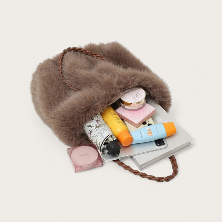 Elena | tote torba od mekog krzna