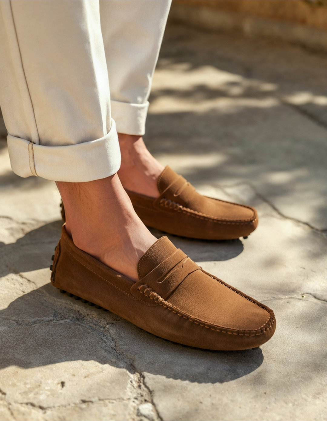 Suede Vozačke Loaferice