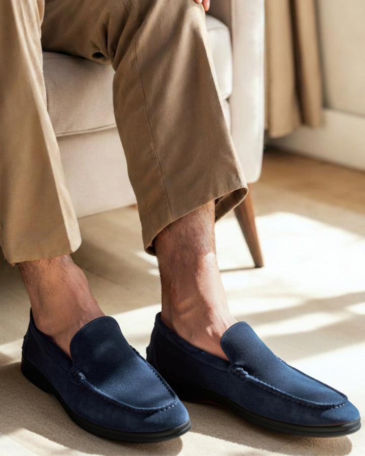 Premium Suede Loafers - Crne Potplate