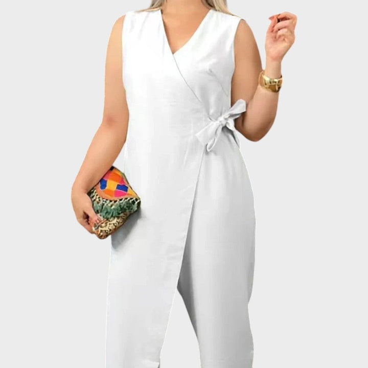 Dragana -  Elegantni kombinezon s V-izrezom